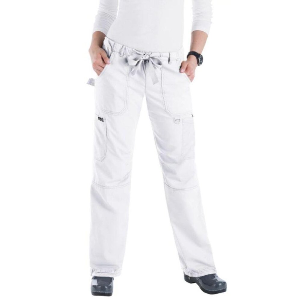 KOI™ 701 Women's Lindsey 7-Pocket Cargo Scrub Pant - White
